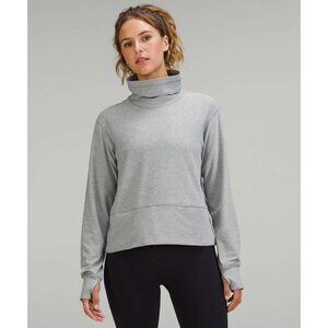 Lululemon 6 Ready to Rulu Pullover Heathered Raceway Grey EUC
